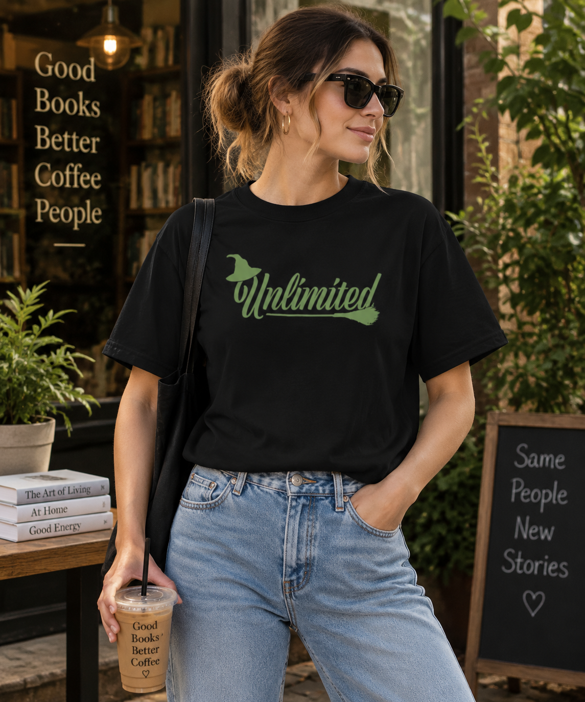 Theatre Kid Unlimited Classic Tee | Green Theatre Graphic Shirt
