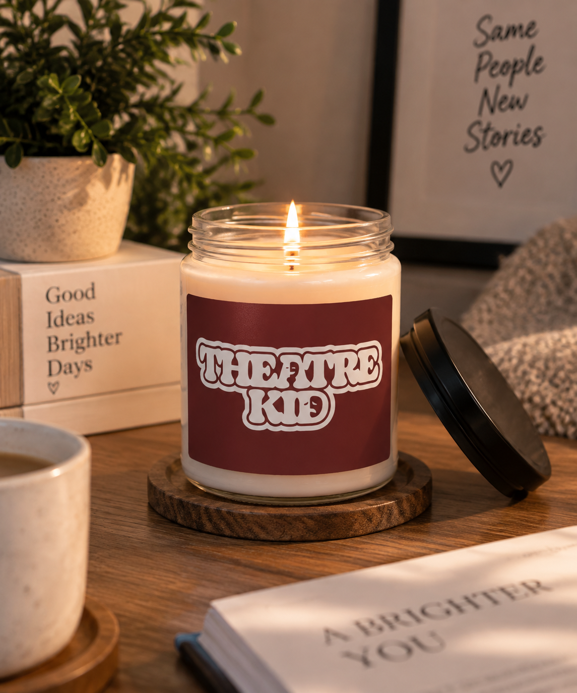 Theatre Kid Stage Lights & Opening Nights Soy Candle | Theatre Gift
