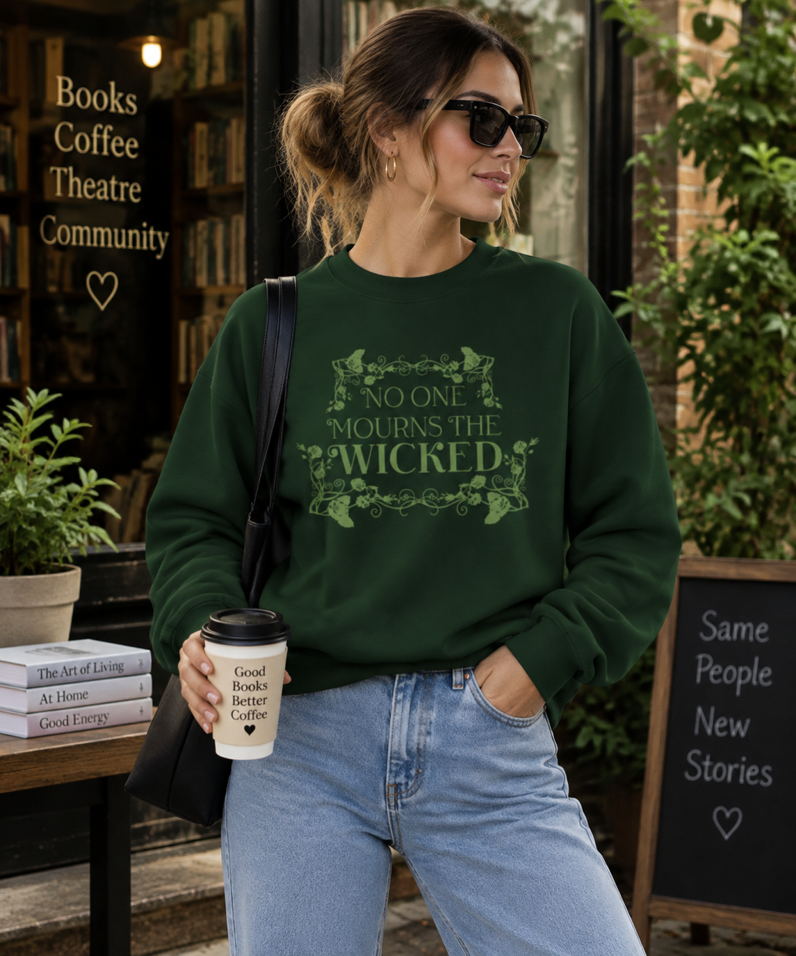 Theatre Kid No One Mourns the Wicked Unisex Sweatshirt | Broadway Style
