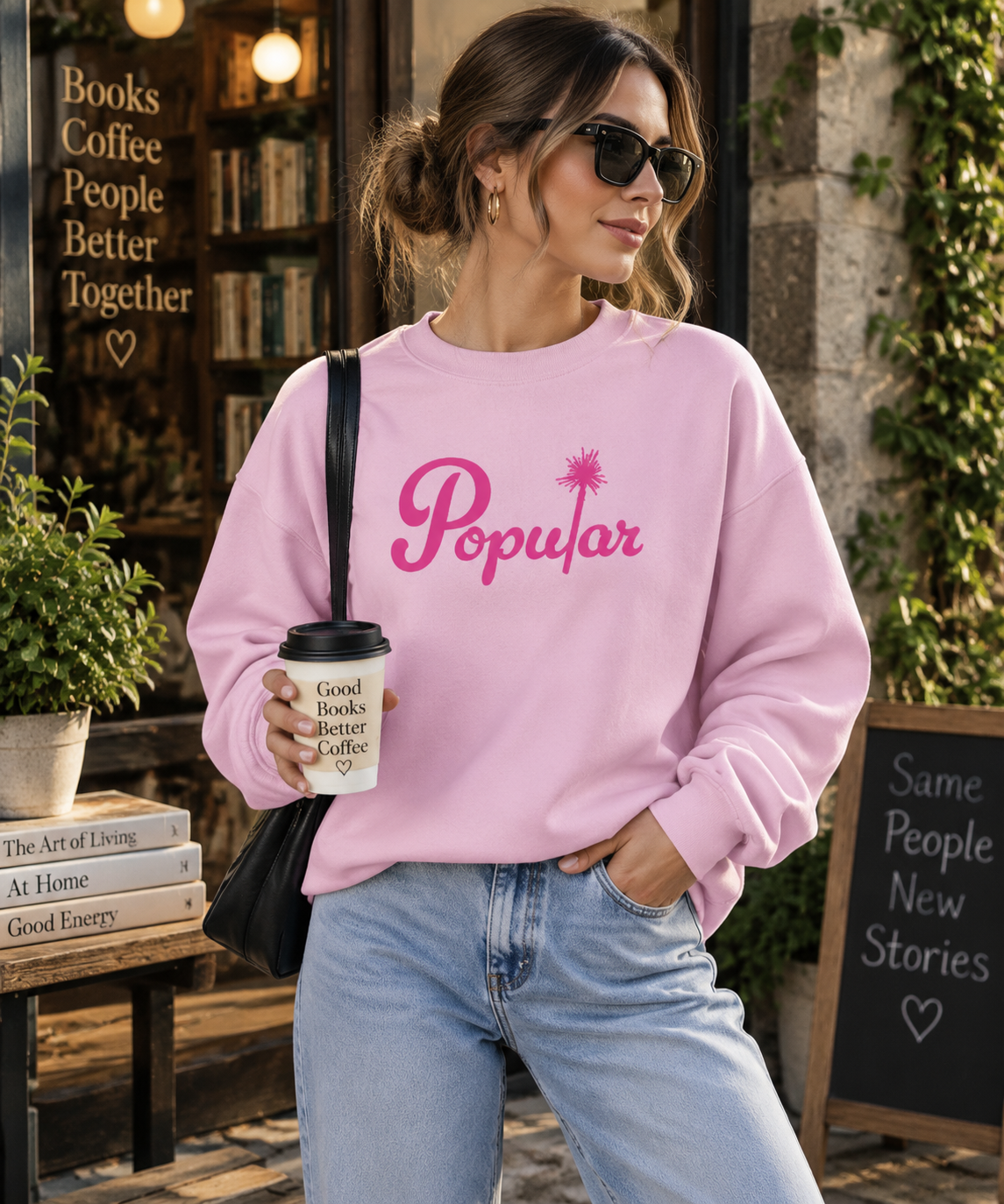Theatre Kid “Popular” Unisex Sweatshirt | Broadway Inspired Crewneck