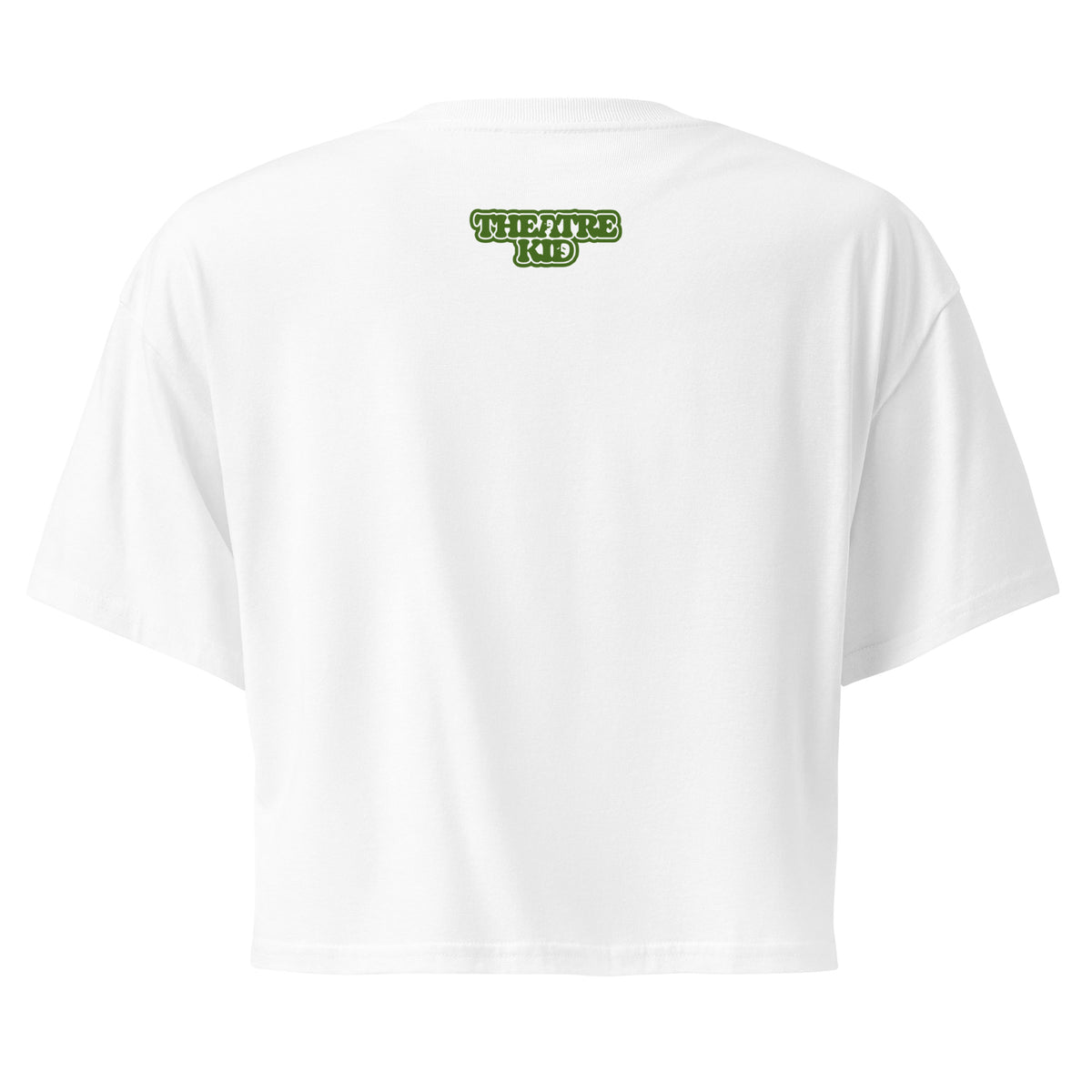 White Unlimited women’s crop top front view