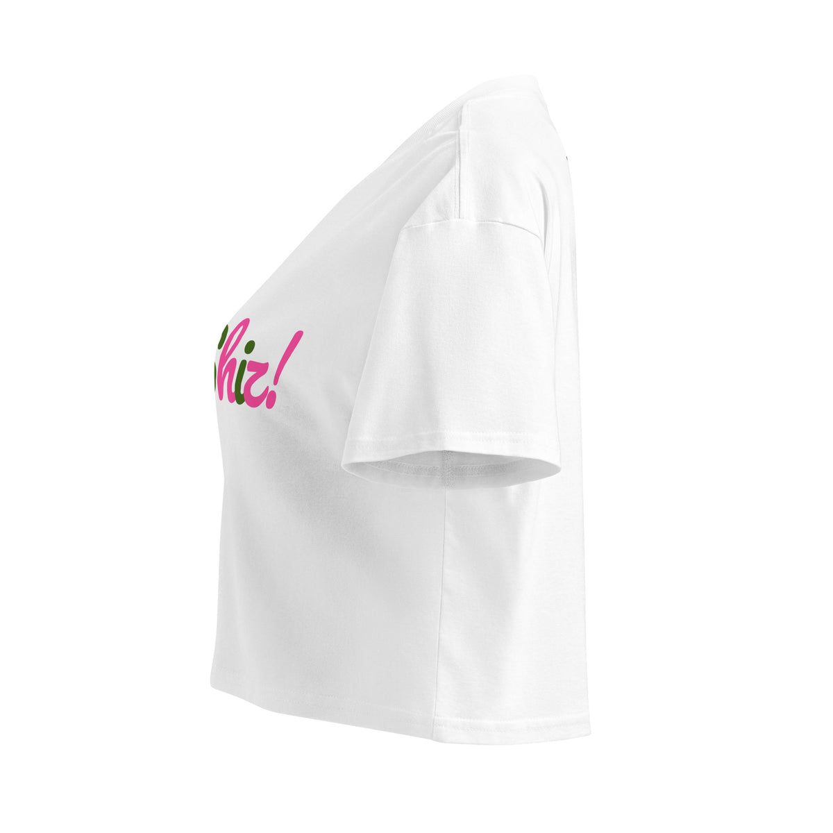 Theatre Kid Oh Shiz crop top sleeve detail